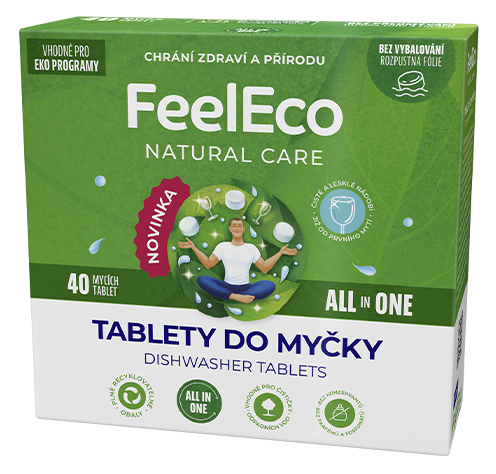 FEEL ECO Tablety do myčky All in one - 40ks